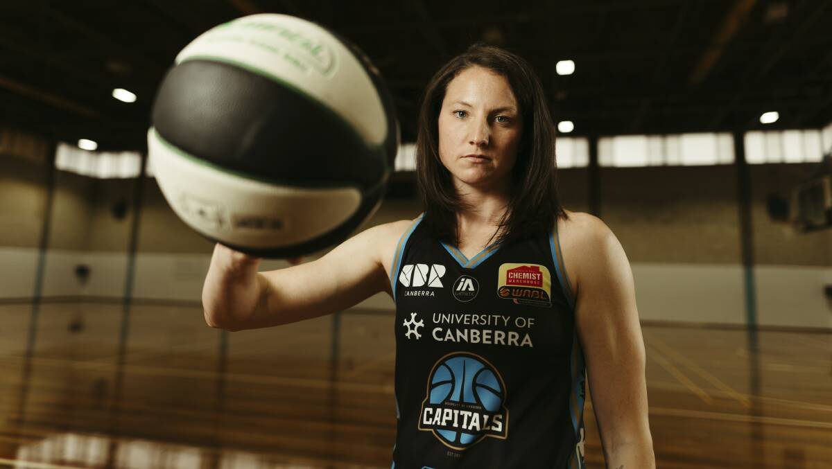 Capitals leader Kelsey Griffin made an impact in her return to the starting five. Picture: Dion Georgopoulos