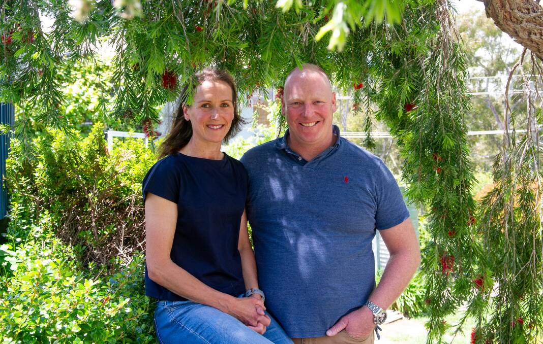 Margaret Hemsle and Greg Boorer at their home in Canberra this week. Picture: Elesa Kurtz