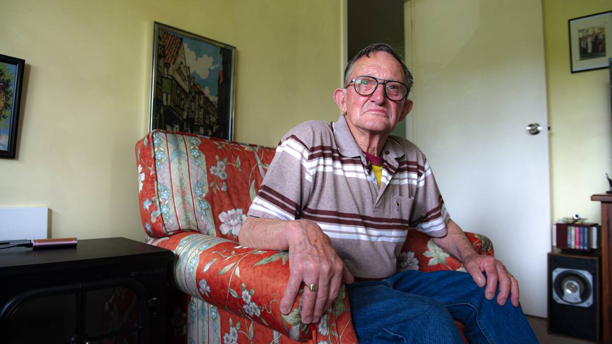Pensioner Barry Cole says the government needs a "kick up the bum" over robodebt. Picture: Elesa Kurtz