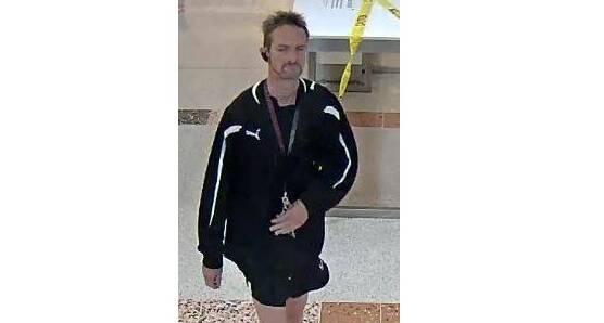 Deane Richard Roach in a CCTV image from the Coles supermarket in Greenway. Picture: ACT Policing