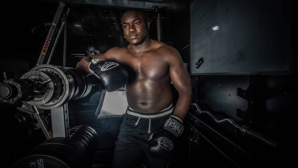 Arsene Fosso is determined to prove a point in his return to the ring next month. Picture: Karleen Minney