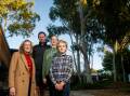 Ange, Forrest, Hanna and Marty Koch at their home in Aranda, Canberra's leafiest suburb. Picture: Elesa Kurtz