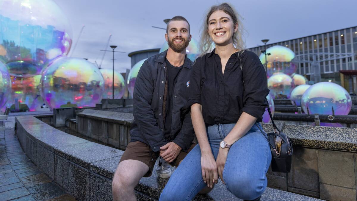 The City Renewal Authority will bring more events to the city centre as part of its work to rejuvinate Civic. Pictured: Liam Kennedy and Olivia Abrey. Picture: Keegan Carroll
