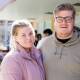 Taylor Fleming and Blake Gattringer joined the queue at the Tuggeranong pre-polling centre to cast their votes on Thursday. Picture: Sitthixay Ditthavong