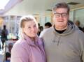 Taylor Fleming and Blake Gattringer joined the queue at the Tuggeranong pre-polling centre to cast their votes on Thursday. Picture: Sitthixay Ditthavong