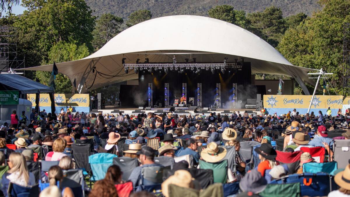SummerSalt brought the crowds to Stage 88 this weekend for what was one of the first big gigs in the city since the coronavirus outbreak. Picture: Sitthixay Ditthavong