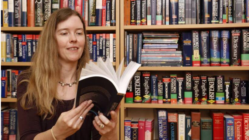 Australian National Dictionary Centre director Dr Amanda Laugesen. Picture: Jeffrey Chan
