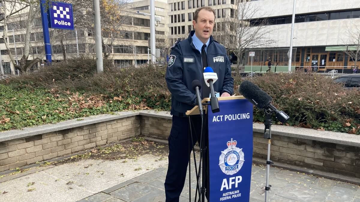 Acting Deputy Chief Police Officer Hall O'Meagher said Canberrans had responded with compliance to the new health directives. Picture: Alex Crowe