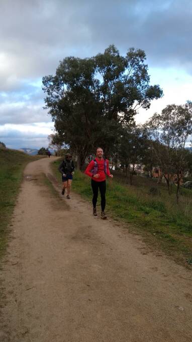 Elliot Cooper and Matthew Griggs on the unsupported run.
