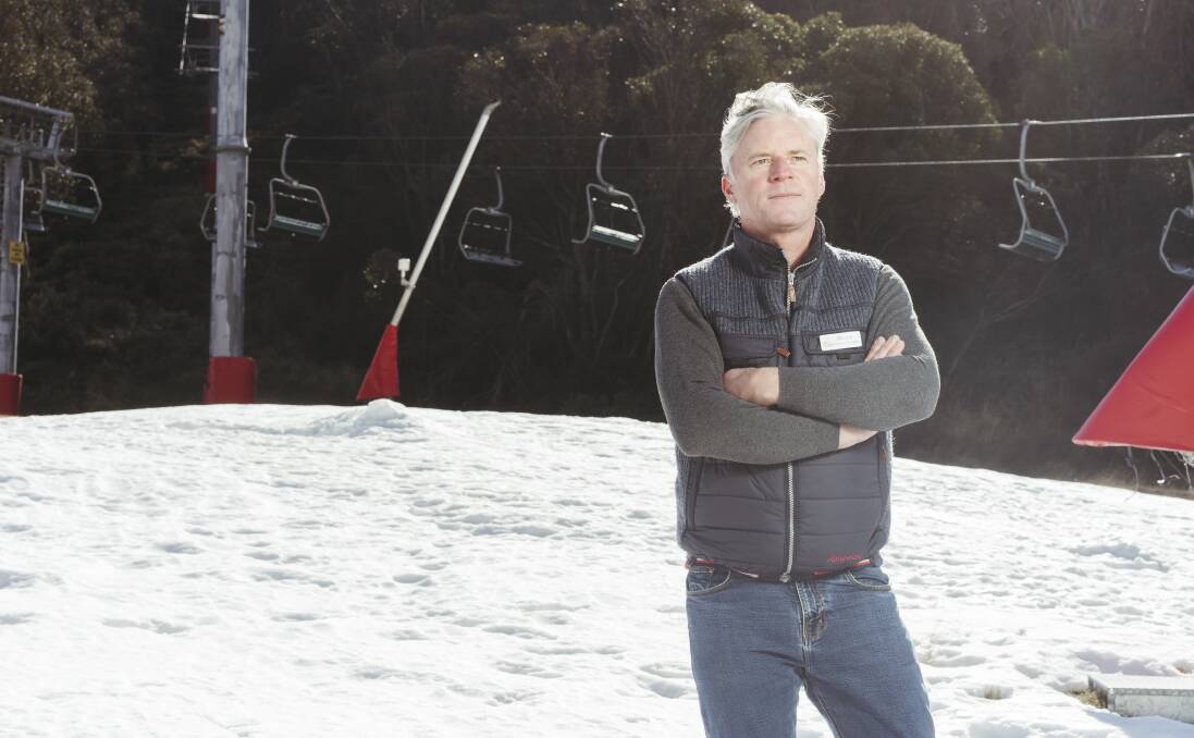 Thredbo Resort general manager Stuart Diver has asked all guests who are currently in-resort or planning to visit the resort to review and adhere to the latest NSW Health advice. Picture: Dion Georgopoulos
