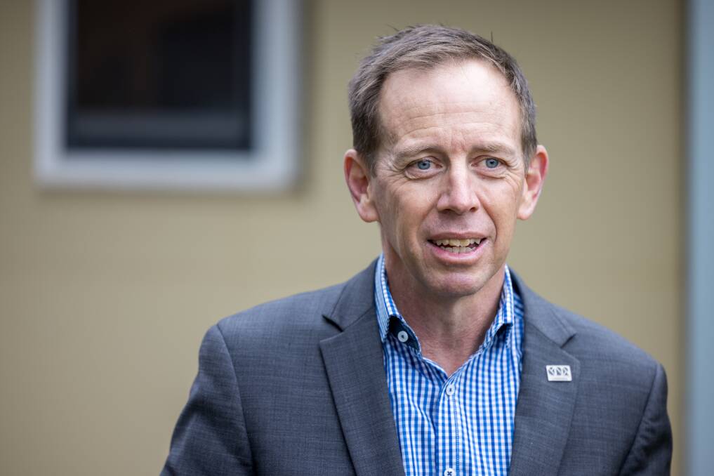 Minister for Emissions Reduction Shane Rattenbury says the transition to an all-electric city will benefit the environment and save Canberrans money. Picture: Sitthixay Ditthavong
