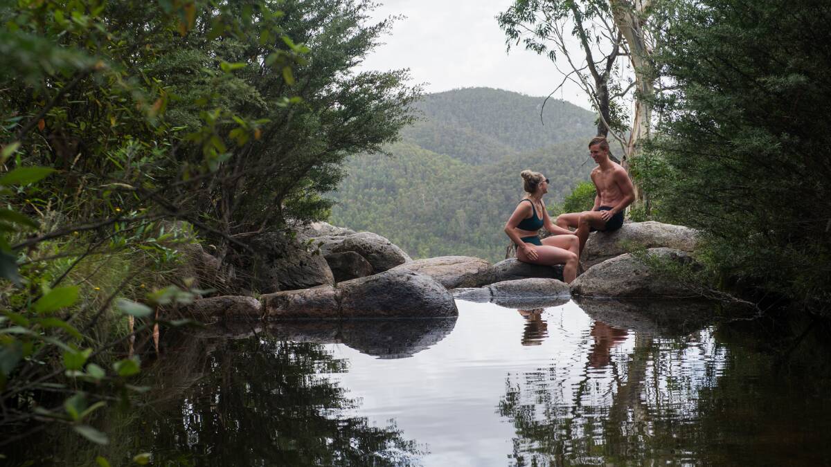 ACT Parks are challenged with repositioning Gibraltar Falls as a bushwalking destination, rather than a swimming hole. Picture by Elesa Kurtz