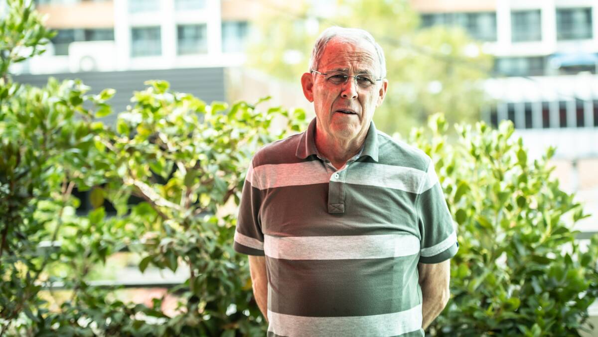 Braddon resident Terry Oldfield said the noise from Assembly has lead them to stop using their balcony. Picture by Karleen Miunney