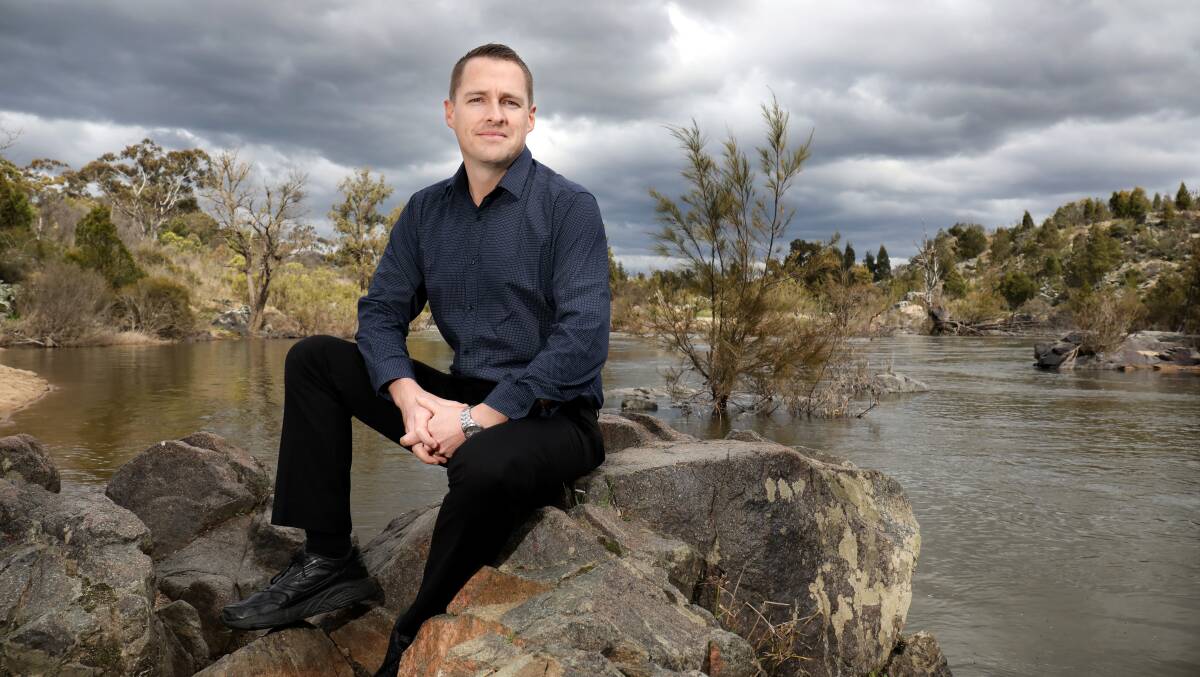 Andy Lowes, from the Australian River Restoration Centre, is campaigning for better management of the Upper Murrumbidgee River to improve environmental outcomes and water security. Picture by James Croucher