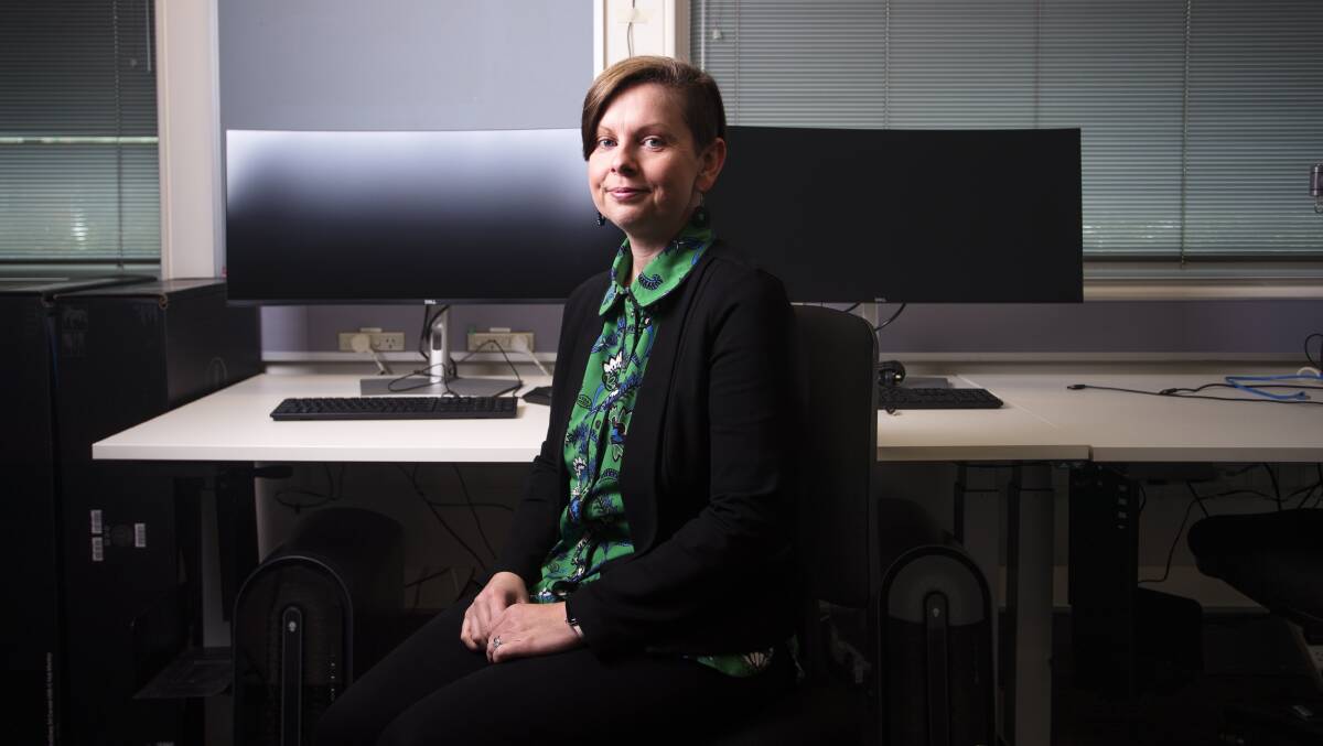 Penny Kyburz of the ANU is seeing an increase in people rushing to tech industries, studying AI and the likes. Picture by Keegan Carroll