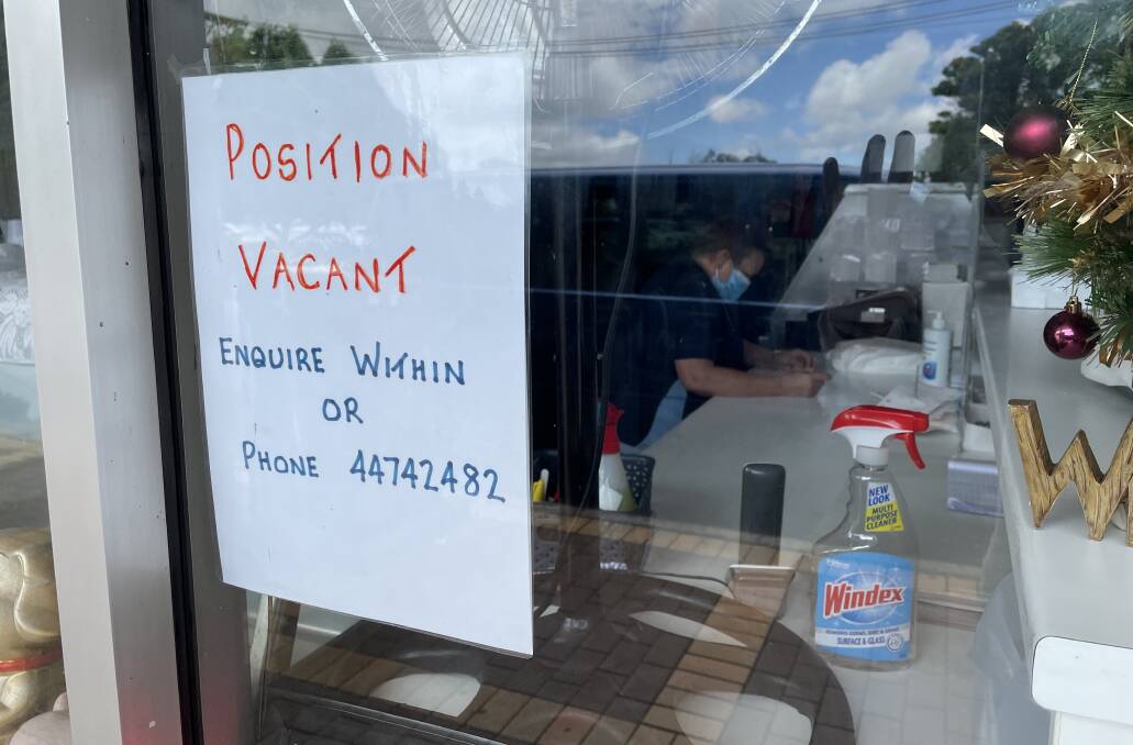 Moruya cafes are among those struggling to attract staff for the busy summer ahead. Picture: Alex Crowe