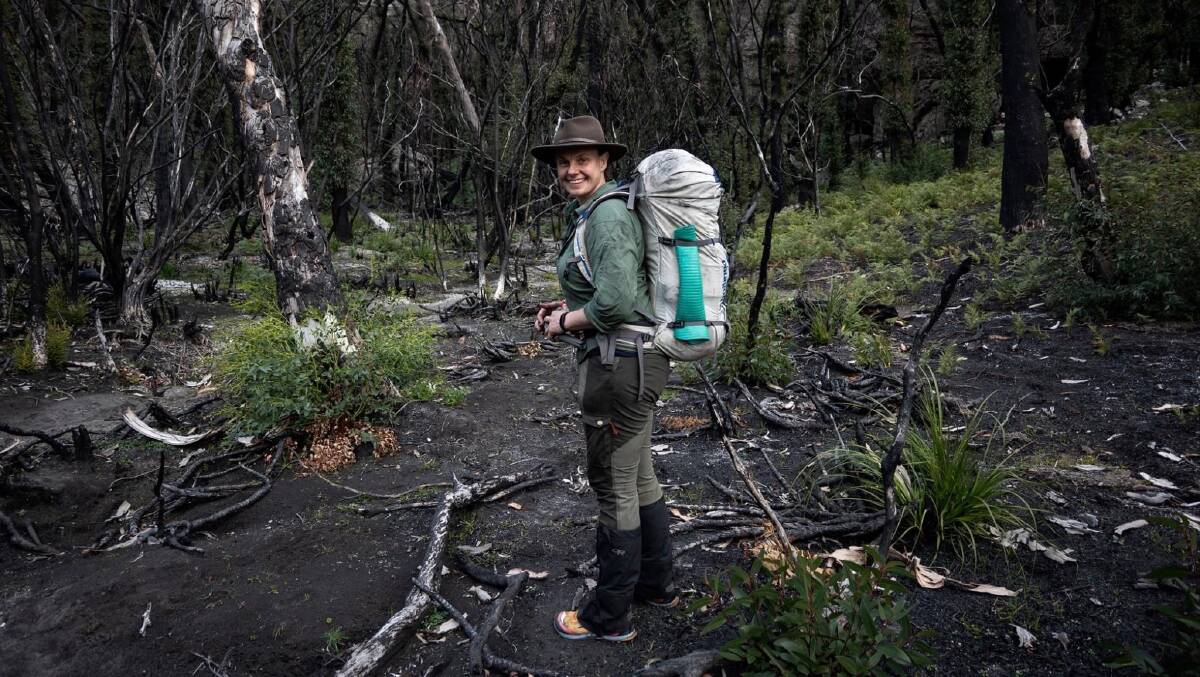 Canberra ecologist and expedition leader, Dr Kate Grarock will test her survival skills in Australia's first season of Alone. Picture by Elsie Percival