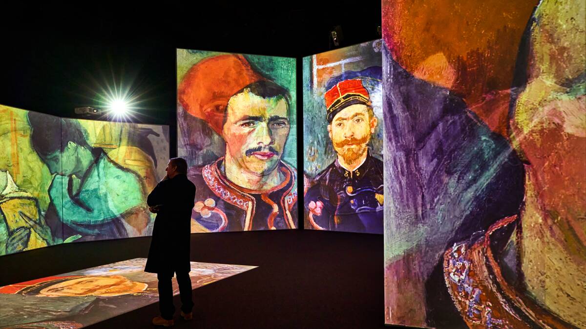 A view of Van Gogh Alive in Zurich. Picture: MAAG