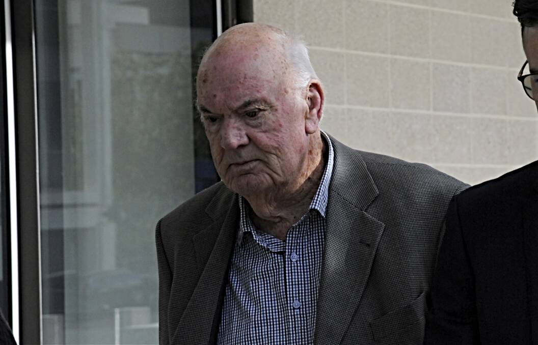 John Walter Cattle leaving court during his trial in March last year. Picture: Cassandra Morgan