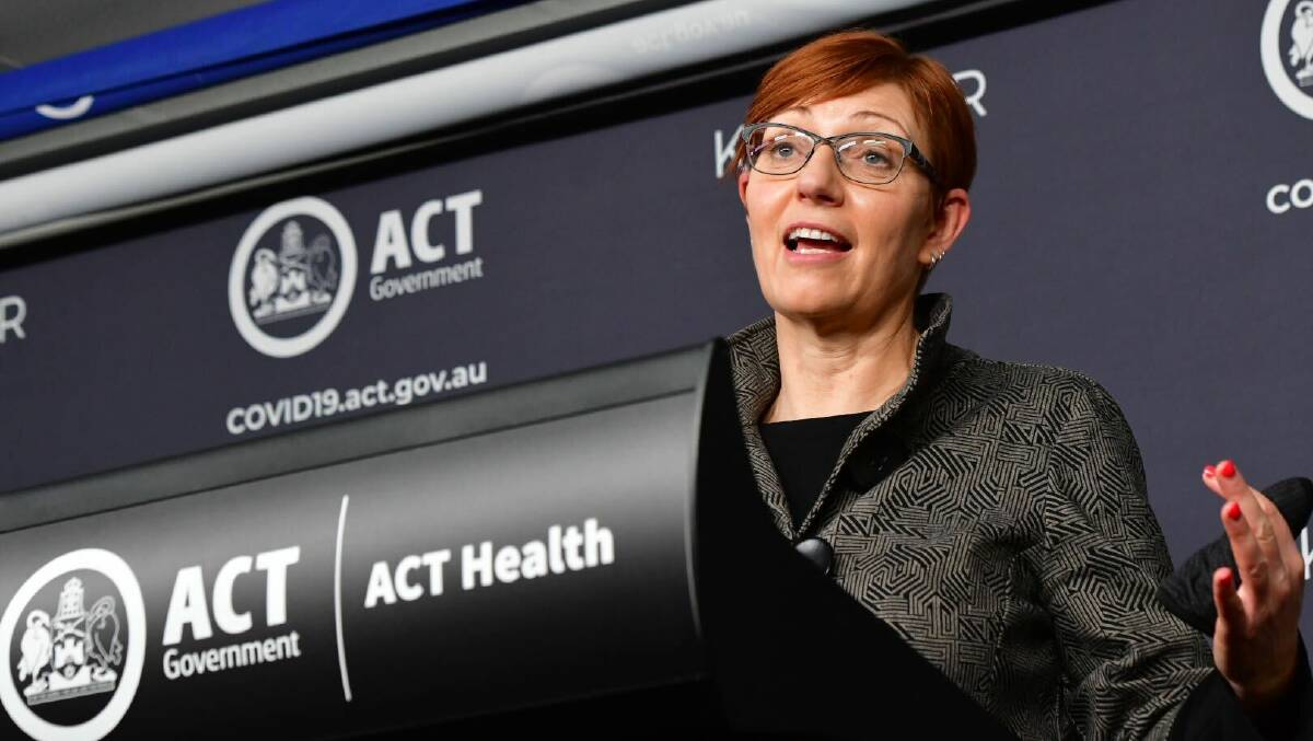 ACT Minister for Health Rachel Stephen-Smith said participating GPs and pharmacies in the ACT were also expected to receive increased Pfizer supply. Picture: Elesa Kurtz