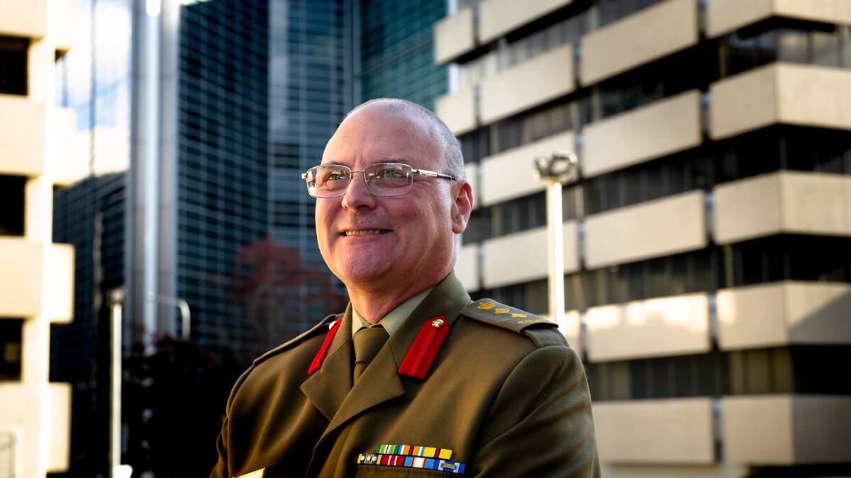 Colonel Dan Hartigan is among the first participants of the Defence Industry Secondment Program, shortly to step into SYPAQ's offices in Canberra. Picture: Elesa Kurtz