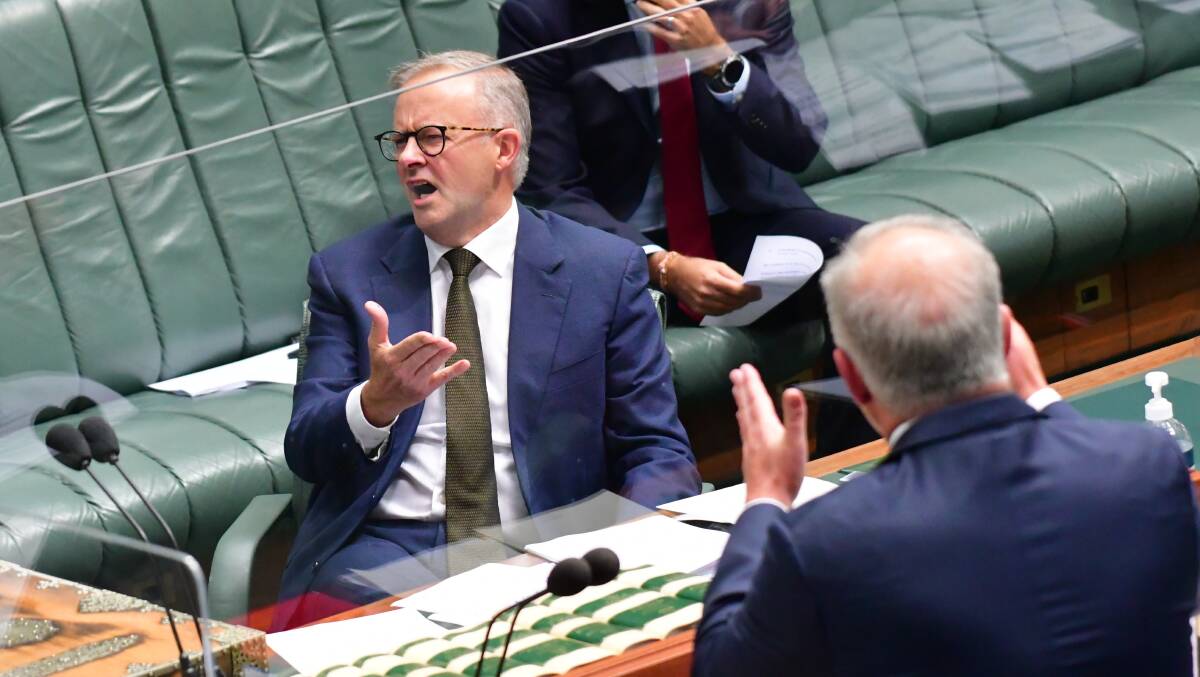Opposition leader Anthony Albanese and Prime Minister Scott Morrison have offered competing plans for ensuring Australia's security in the Indo-Pacific. Picture: Elesa Kurtz