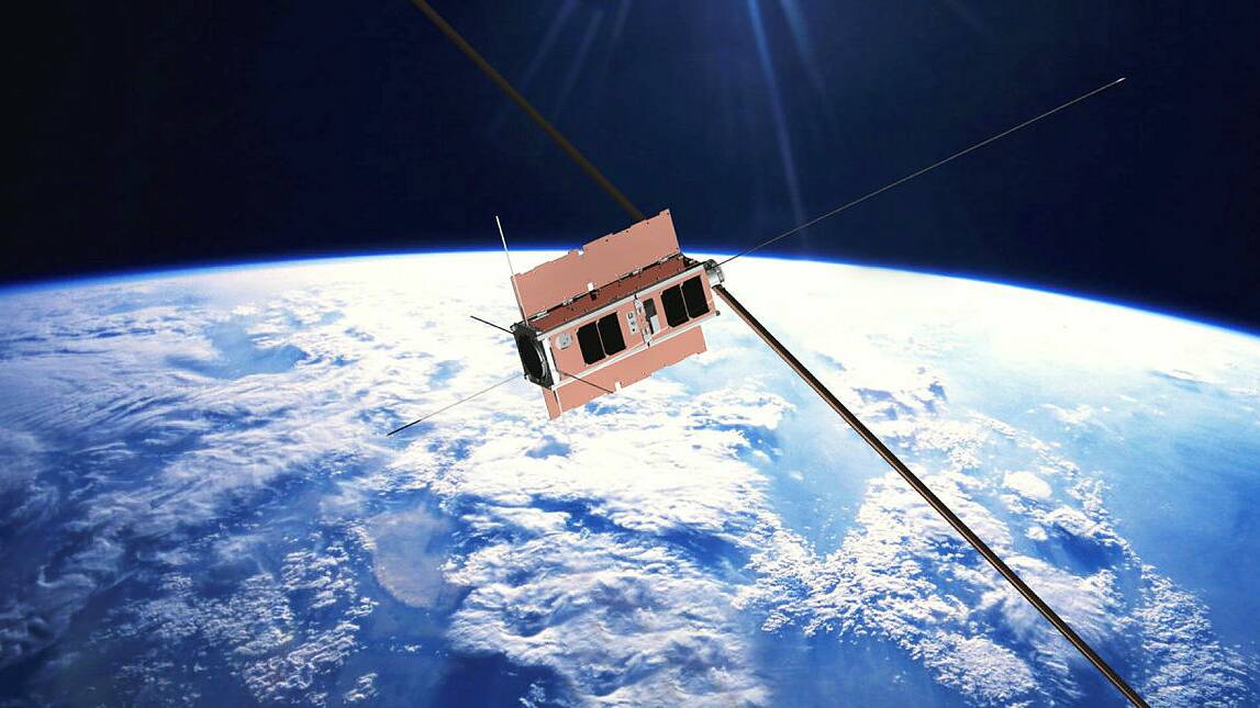 Lunch-box sized satellites (Cubesats) for the Buccaneer and Biarri space missions.