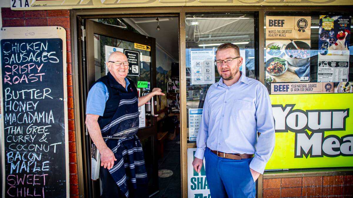 Butch Lindbeck and Kenrick Winchester were candidates in the 2021 Queanbeyan-Palerang Regional Council in 2021. Picture: Karleen Minney