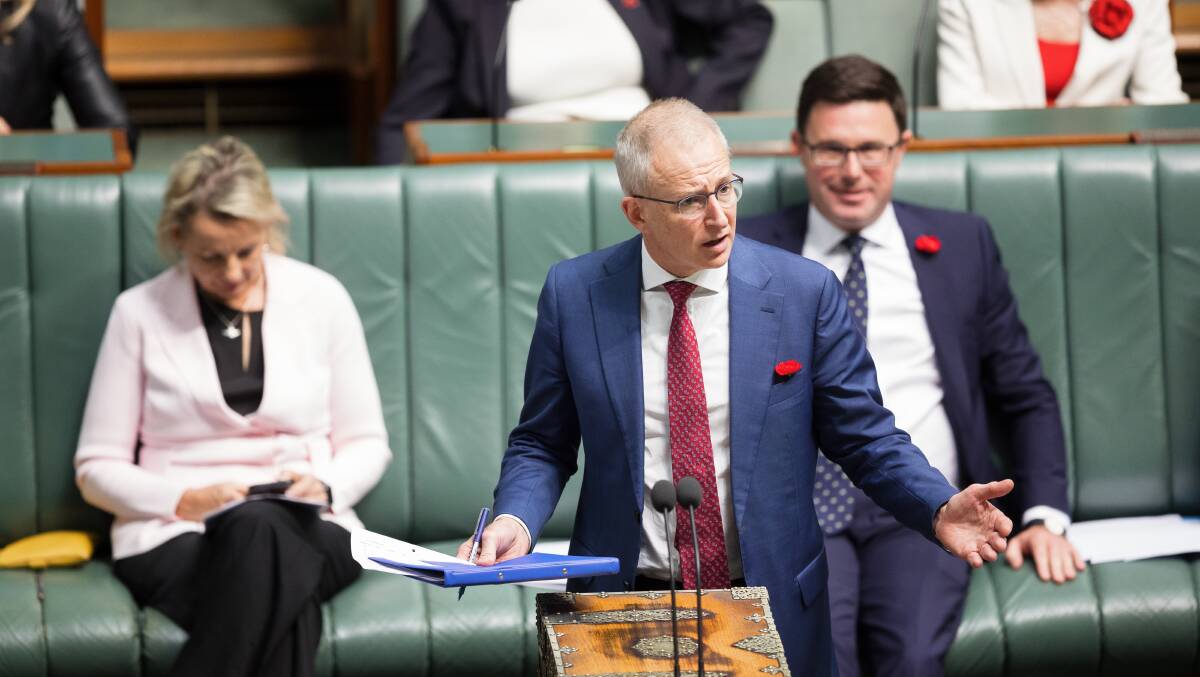 Paul Fletcher is pressuring Government Services Minister Bill Shorten to confirm how many IT jobs cuts are coming. Picture by Sitthixay Ditthavong