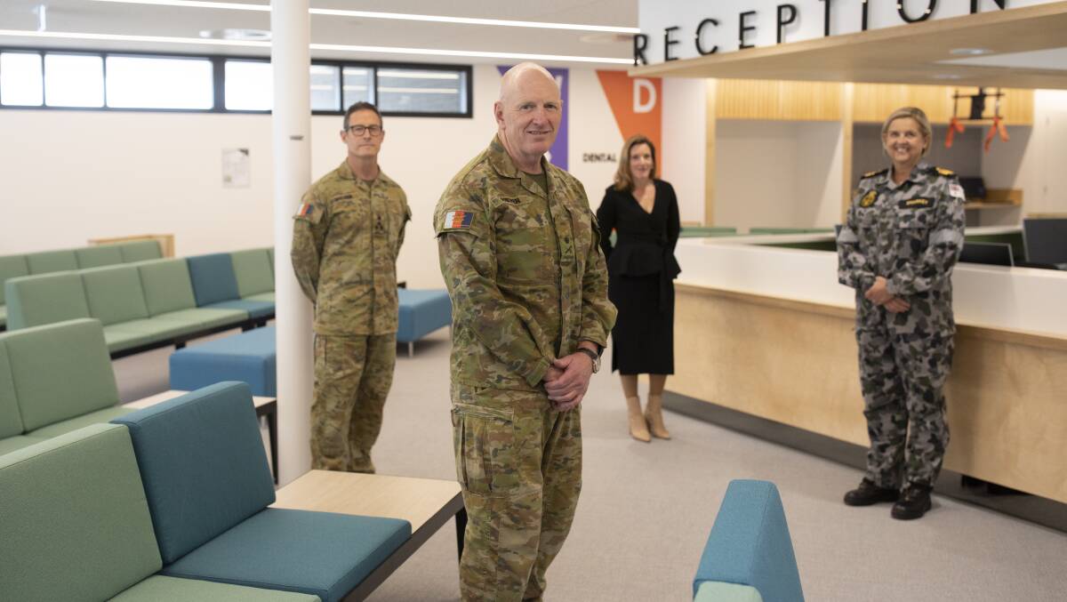 Defence's newly built ACT Health Centre at RMC Duntroon has been used for Covid vaccinations and will now expand to provide Covid testing for the wider Defence community in Canberra. Picture: Department of Defence
