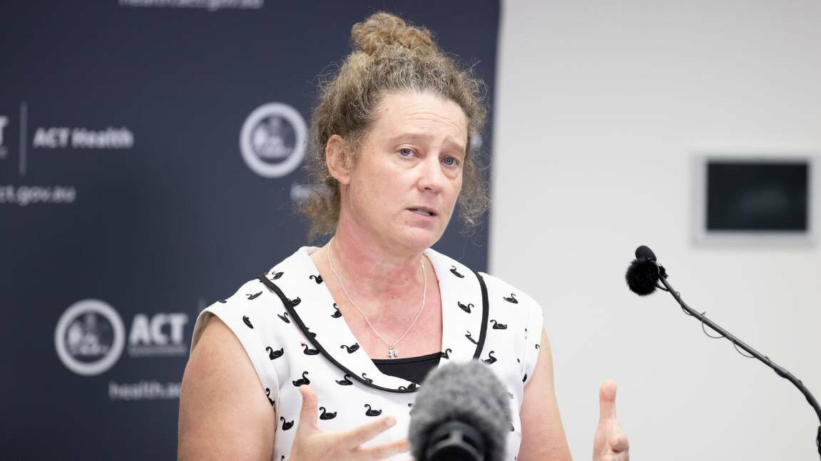 ACT Chief Health Officer Dr Kerryn Coleman. Picture: Sitthixay Dittavong