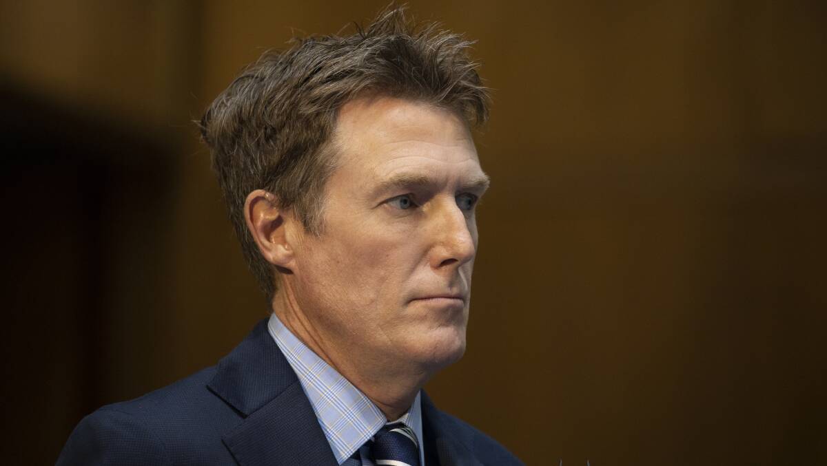 Christian Porter has moved to the backbench after resigning from cabinet over the controversial decision to accept money from anonymous donors. Picture: Sitthixay Ditthavong