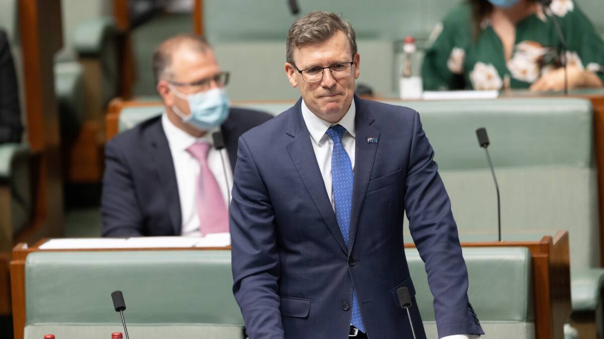 Alan Tudge denies allegations by his former staffer, as his future remains in doubt. Picture: Sitthixay Ditthavong