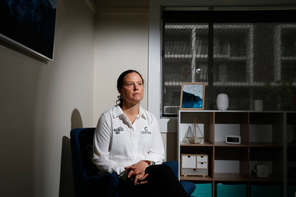 Gabrielle Micallef has become an advocate for people who've experienced perinatal mental illness after her experiences following the births of her sons. Picture: Anna Warr