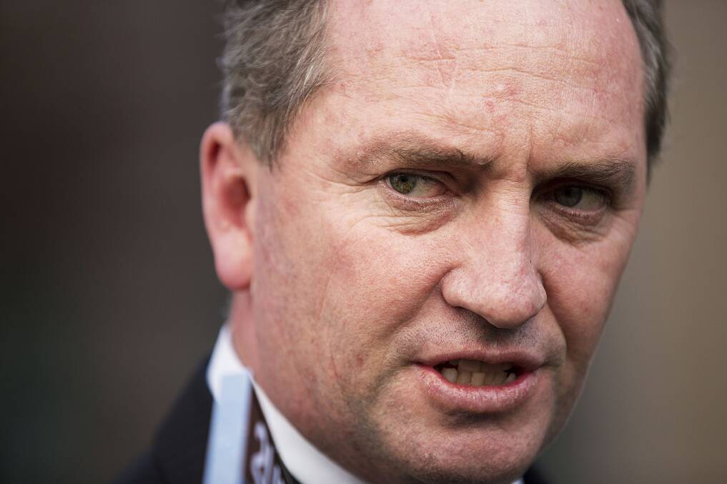 NOT IMPRESSED: Member for New England Barnaby Joyce has suggested Australia could create its own search engine if Google pulls its service from the country. Photo: File