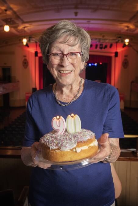 CELEBRATION: Joy McKean will celebrate her 90th birthday with a Concert for Joy headlined by Paul Kelly. Photo: Peter Hardin 210120PHE024
