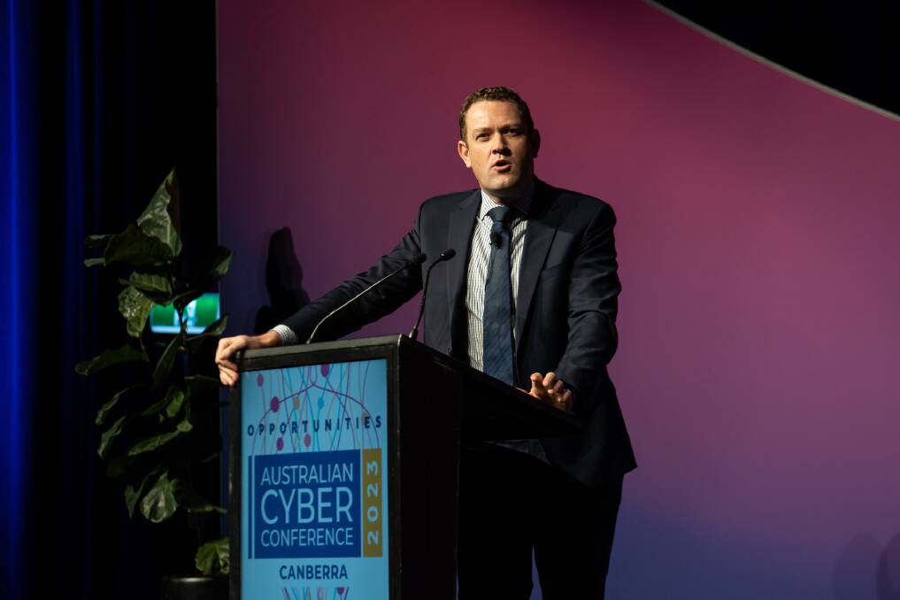 Cyber and Infrastructure Security Group deputy secretary and Acting National Cyber Security co-ordinator Hamish Hansford. Picture Magnetic Shots