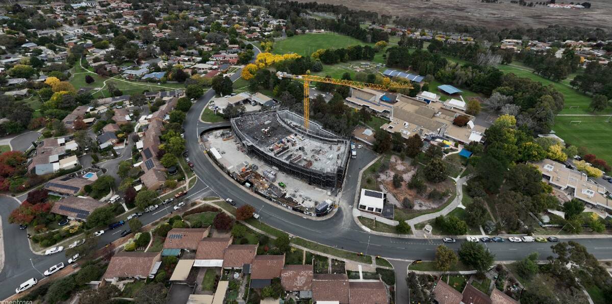 Works are currently underway to bring Giralang's newest mixed-use development, G+, to life. Picture supplied 