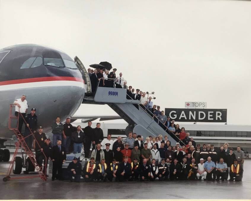 The last plane to leave Gander, Newfoundland, after being stranded during the 2001 terrorist attacks. Picture by Brian Hicks