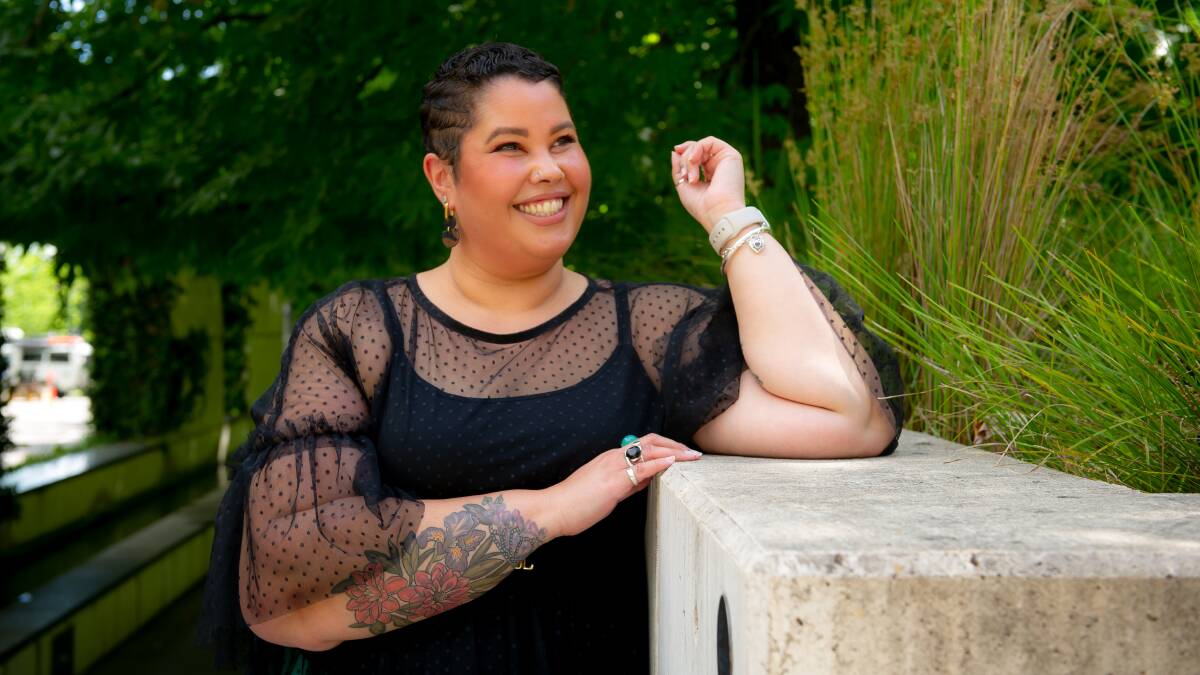 April Hélène-Horton, aka The Bodzilla, is an advocate for body acceptance and fat positivity. Picture by Elesa Kurtz