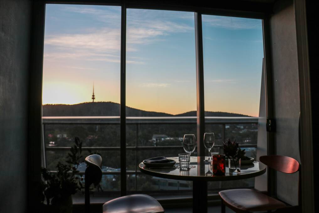 You can enjoy an intimate dinner for two in a hotel room at Ovolo Nishi. Picture: Supplied