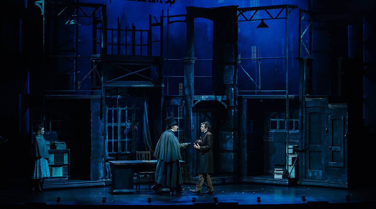 Shake and Stir's production of A Christmas Carol is a "beautiful machine" according to actor Lucas Stibbard. Picture by David Fell 