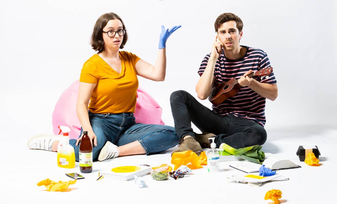 Canberra Youth Theatre's Two Twenty Somethings Decide Never To Be Stressed About Anything Ever Again. Ever will be on at the Canberra Theatre. Picture: Supplied