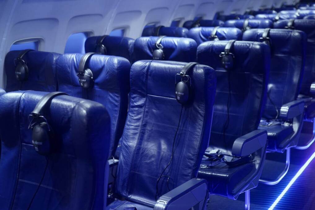 The interior "plane" seats in Flight. Picture by Realscape Productions