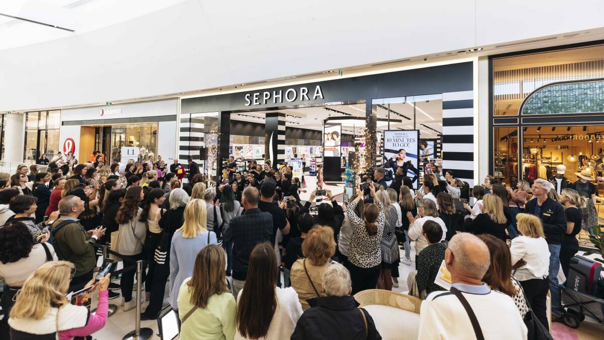 Sephora will celebrate its Canberra store with a pre-opening party. Picture: Supplied