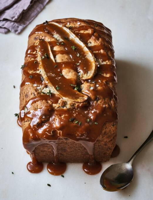 Banana thyme loaf. Picture: Supplied