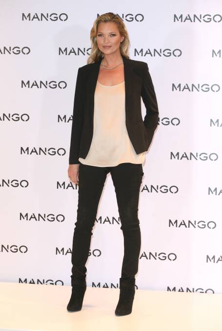 Kate Moss is still sporting the classic blazer look. Picture: Shutterstock