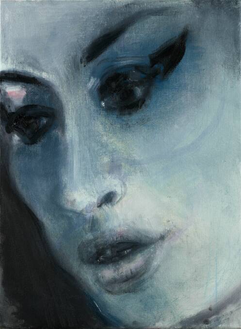 Winehouse ('Amy-Blue'), 2011 by Marlene Dumas. Picture: Supplied