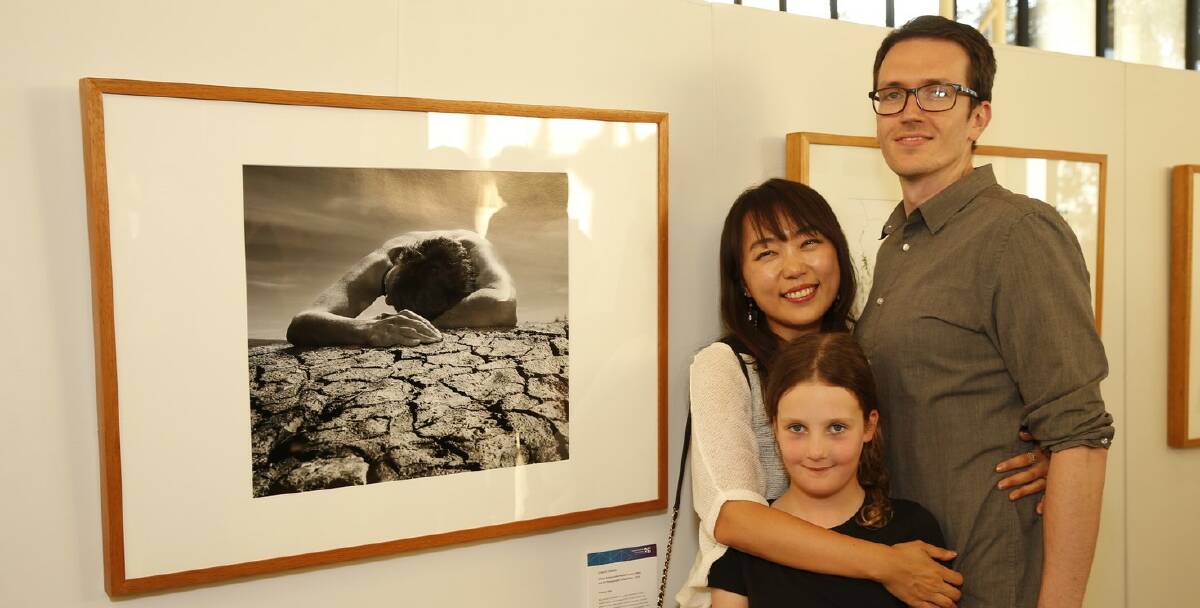 Eunie Kim with Sophie and James Bolto. Picture: Supplied