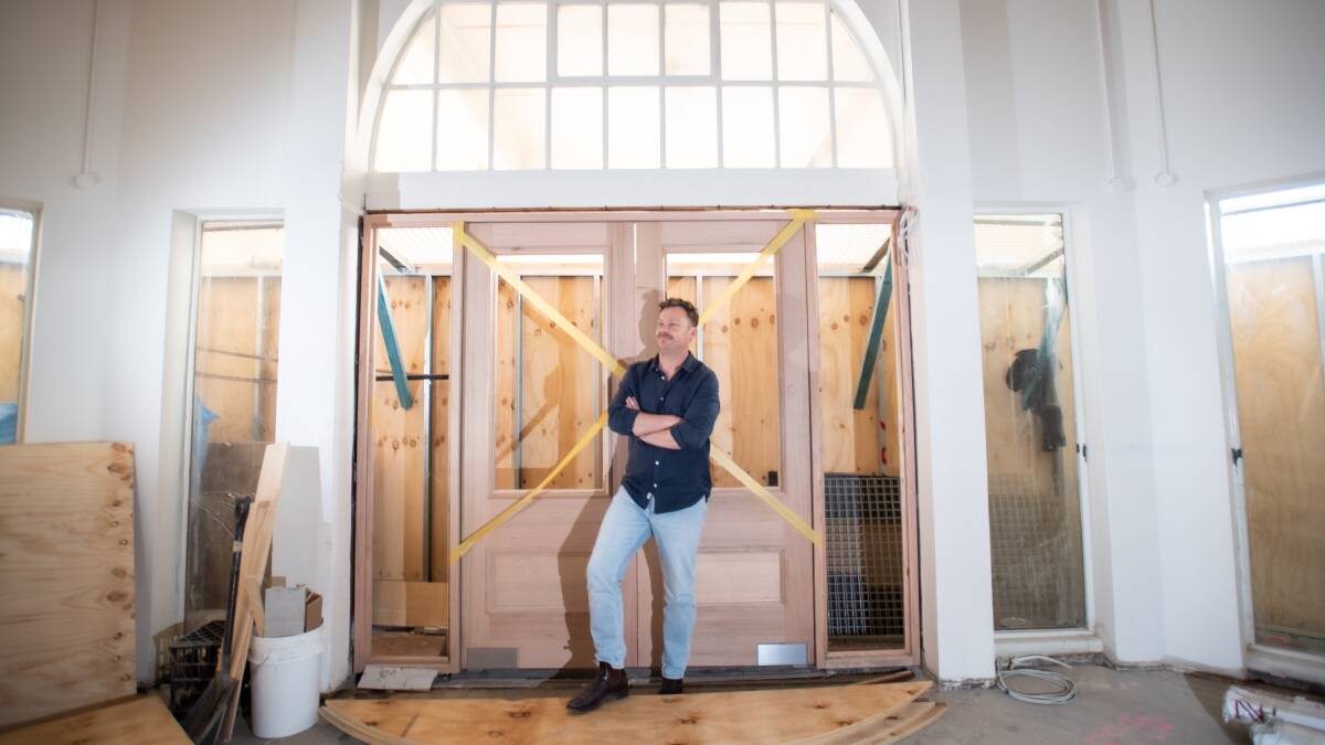 Founder of Rabble Group Wes Heincke is behind three new eateries set to open in the Sydney building. Picture by Karleen Minney 